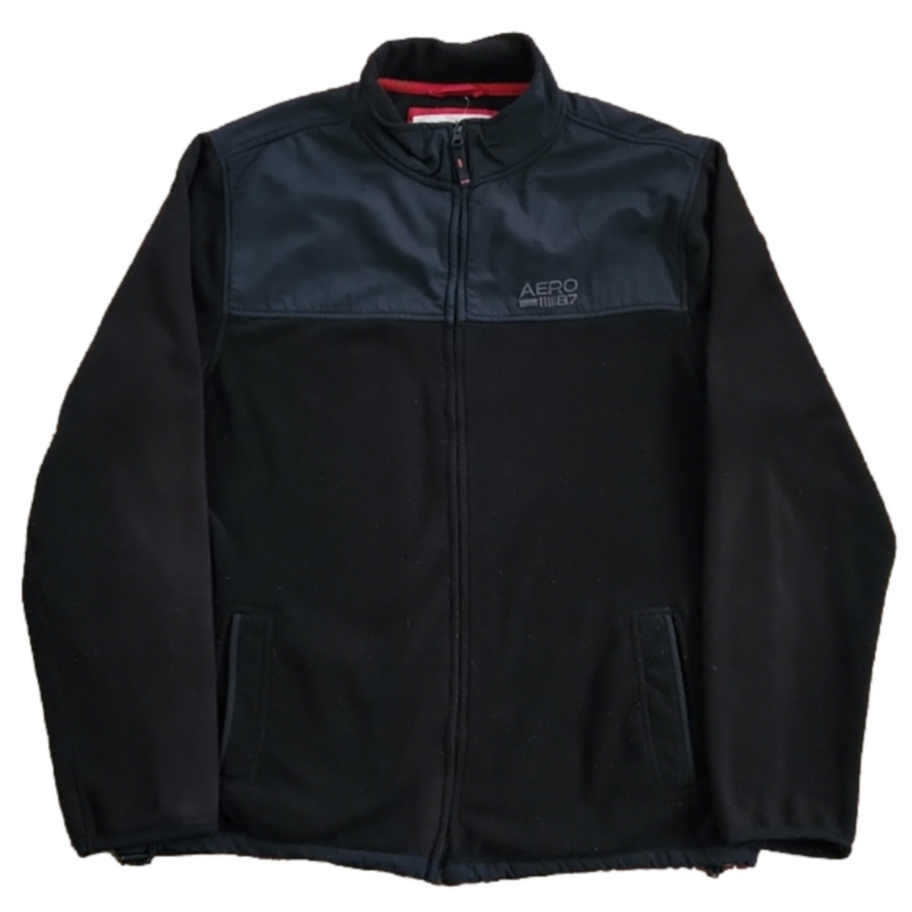 Aeropostale Black Fleece Winter Coat